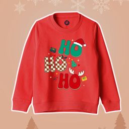 YK Kids Typography Printed Pullover Sweatshirt-image-3