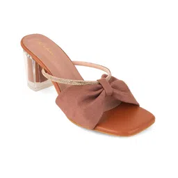 Mast & Harbour Embellished Block Mules with Bows image 4