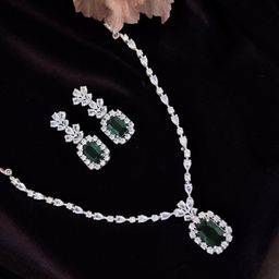 Niska American Diamond Studded Jewellery Set-49