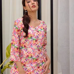 RANGREAL Printed Tunic With Palazzos image 2