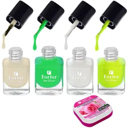 FORFOR Perfect Stay Trendy Set of 4 Long Lasting Nail Enamels - 5 ml Each-24