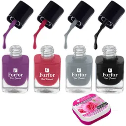 FORFOR Perfect Stay Trendy Set of 4 Long Lasting Nail Enamels - 5 ml Each-53