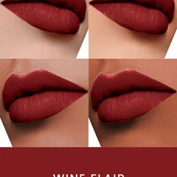 Lakme Unreal 3D Slim Matte Finish Bullet Lipstick - Wine Flair, 3.6g image 4