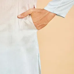HILO DESIGN Ombre Dyed Regular Kurta With Pyjamas image 4