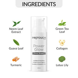 PROTOUCH Power Glow Non-Sticky & Deep Hydrating Face Serum with Korean Actives - 30 ml image 2