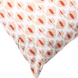 Contrast Living Set Of 2 Peach-Colour & Red Printed Square Cushion Covers image 3