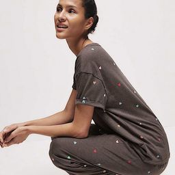 Marks & Spencer Printed T-Shirt With Trousers Night Suit-image-62