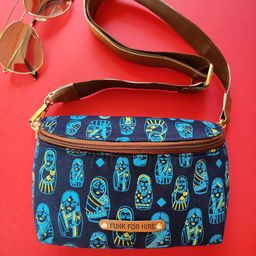 Funk For Hire Ethnic Motifs Printed Bowling Sling Bag-image-34