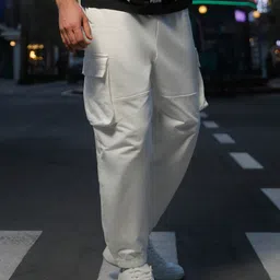 Styli Men Oversized Soft Functional Cargo Jogger-image-30