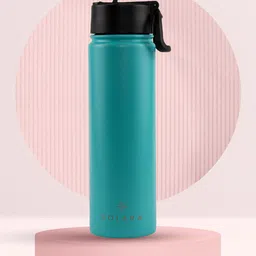 Solara Stainless Steel Vacuum Insulated Water Bottle, Aqua- 650ML-24