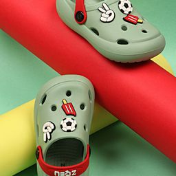 NEOZ Kids Applique Embellished Rubber Clogs-image-86