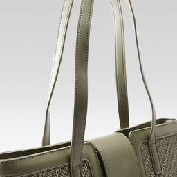 Mast & Harbour Textured Structured Handheld Bag image 2