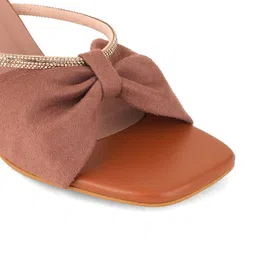 Mast & Harbour Embellished Block Mules with Bows image 2