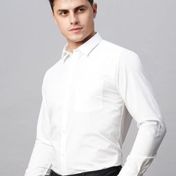 KINGDOM OF WHITE Pack of 3 Classic Fit Spread Collar Formal Shirt-image-36