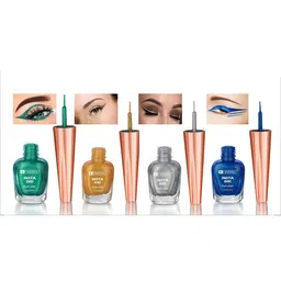 krayons Set of 4 Insta Dri Sparkling Waterproof Eye Liners - 7 ml Each image 1