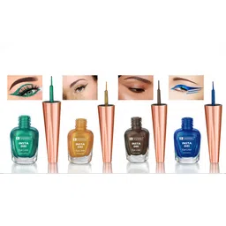 krayons Set of 4 Insta Dri Sparkling Waterproof Eye Liners - 7 ml Each image 1