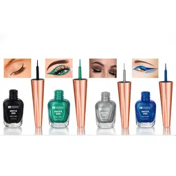 krayons Set of 4 Insta Dri Sparkling Waterproof Eye Liners - 7 ml Each image 1