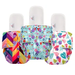 Mylo Kids Pack Of 2 Printed Reusable Diapers-image-13