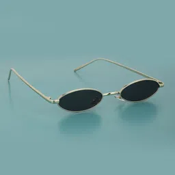 Carlton London Unisex UV Protected Lens Oval Sunglasses-55