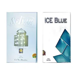 RAVIOUR LIFESTYLE Set Of 2 Selvar & Ice Blue Alcohol Free Attar- 8 ml Each-45
