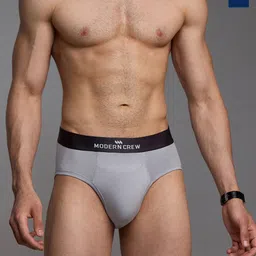 MODERN CREW Men Pack of 2 Premium Micro Modal Briefs MC2-B-002-CL-NP-QR-picture-20