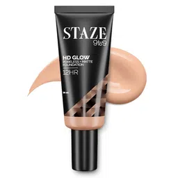 STAZE 9to9 HD Glow Poreless + Matte Sweatproof Foundation 18 ml - Cashmere 128C-49