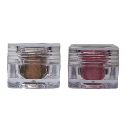 Veoni BELLE Holographic Set Of 2 HD Glitter Eyeshadow-5g Each-Copper 13-Frozen Pink 19-6