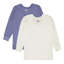 BODYCARE INSIDER Kids Pack Of 2 Round Neck Thermal Tops-50