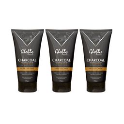 Globus naturals Set Of 3 Charcoal Peel Off Mask Enriched with Vitamin-E & Argan Oil 100g Each-34