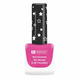 krayons Super Matte Finish Long Lasting Nail Enamel - 6ml Each - Hot Pink Matte SM04-31