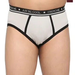 FRENCHIE Boys Pack Of 2 Cotton Basic Briefs  FR-BF-U1907-1X5-Wine-LGray-XS-image-62