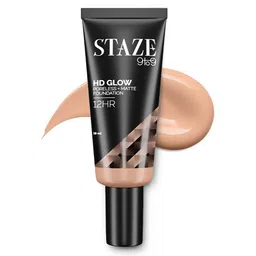 STAZE 9to9 HD Glow Poreless + Matte Sweatproof Foundation 18 ml - Latte 228C-39
