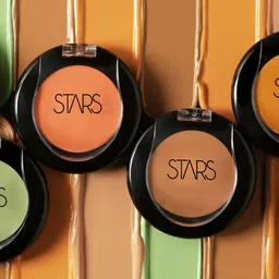 Stars Cosmetics Set of 2 Face Makeup Cream Concealer - Light & Medium-1