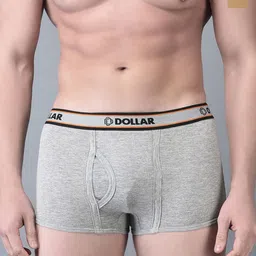Dollar Bigboss Men Solid Pack of 2 Combed Cotton Double Pouch Support Trunk-8