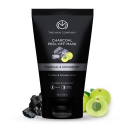 THE MAN COMPANY Charcoal Moringa & Gooseberry Peel-Off Mask-25