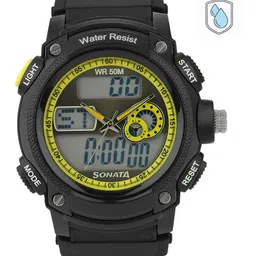 Sonata Ocean Series Men Black Analogue & Digital Watch ND7989PP02J-29
