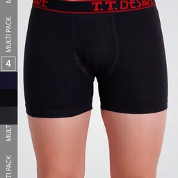T.T. Men Desire Fl Pure Cotton Trunk Pack of 3 (Olive - Navy - Black)-picture-37