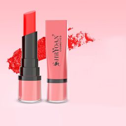 SHRYOAN 4-Pcs Long Lasting Matte Lipstick 4.2g Each- Rangy Red-Neon Red-Mahogany-Rosewood-44