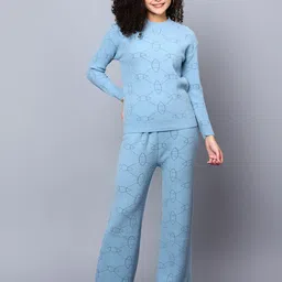 BROOWL Self Design Top & Trouser Co-Ords-image-79