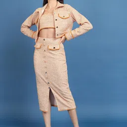 Tokyo Talkies Coat With Skirt-image-52
