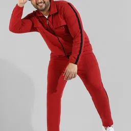Instafab Plus Men Plus Size Pure Cotton Co-Ords Set-68