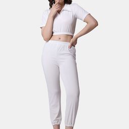 Popwings Spread Collar Crop-Top & Joggers-image-27