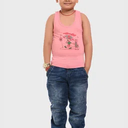 BAESD Boys Pack Of 6 Printed Cotton Innerwear Vests-34