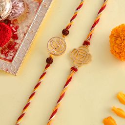 Voylla Set Of 2 Ethnic-Motifs Thread Rakhi-43