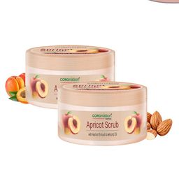 COROnation Herbal Set Of 2 Herbal Apricot Face Scrub 500 g Each-2