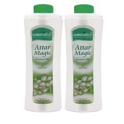 COROnation Herbal Set Of 2 Attar Magic Premium Talc Powders - 300g Each-18