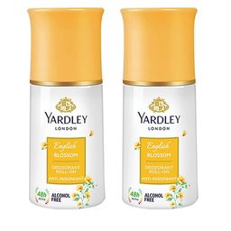 YARDLEY LONDON Women Set of 2 English Blossom Deodorant Roll-Ons - 50 ml Each-70
