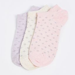 max Women Pack Of 3 Patterned Ankle Length Socks-image-70