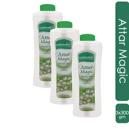 COROnation Herbal Set Of 3 Attar Magic Premium Talc Powders - 300g Each-39