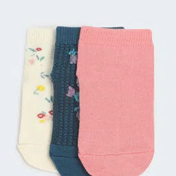 max  Infant Girls Pack Of 3 Shoe Liners-69